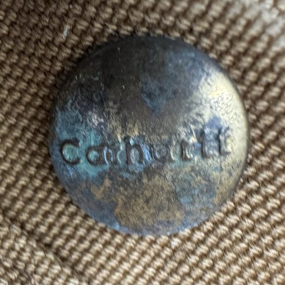 Vintage Carhartt Coveralls Mens 48R Duck Quilted Workwear Union Made USA 90s - Picture 12 of 14